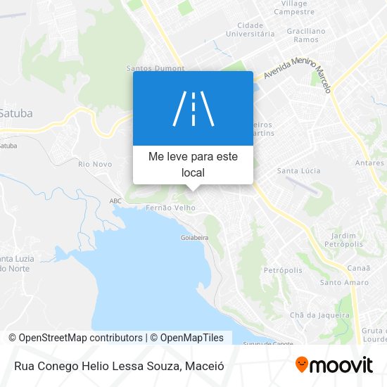 Rua Conego Helio Lessa Souza mapa