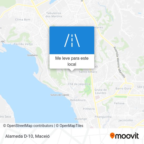 Alameda D-10 mapa