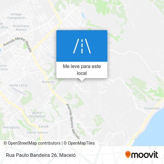 Rua Paulo Bandeira 26 mapa