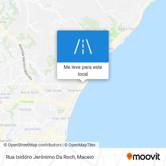 Rua Isidóro Jerônimo Da Roch mapa