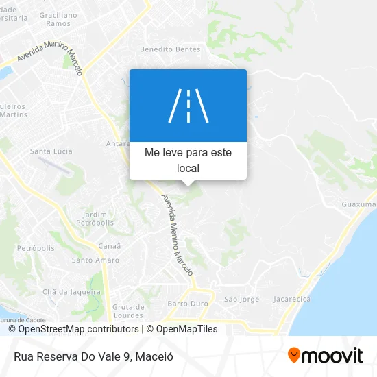 Rua Reserva Do Vale 9 mapa