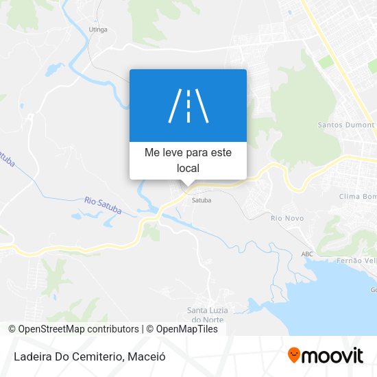 Ladeira Do Cemiterio mapa