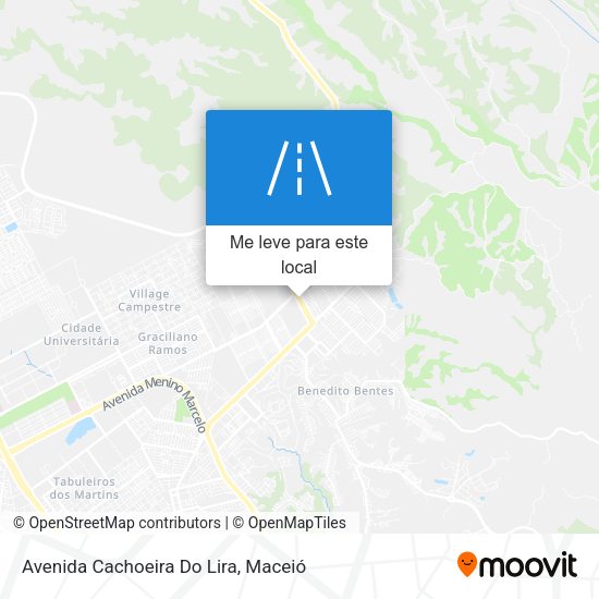Avenida Cachoeira Do Lira mapa