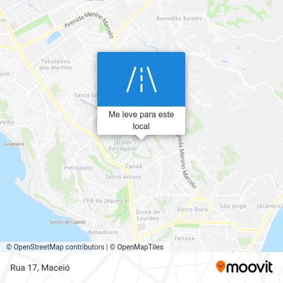 Rua 17 mapa
