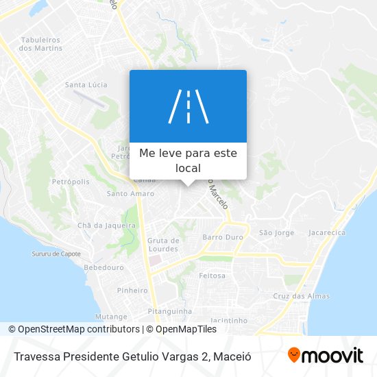 Travessa Presidente Getulio Vargas 2 mapa