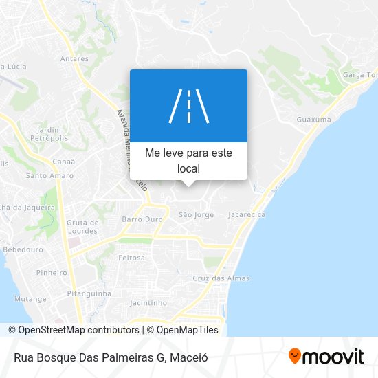 Rua Bosque Das Palmeiras G mapa