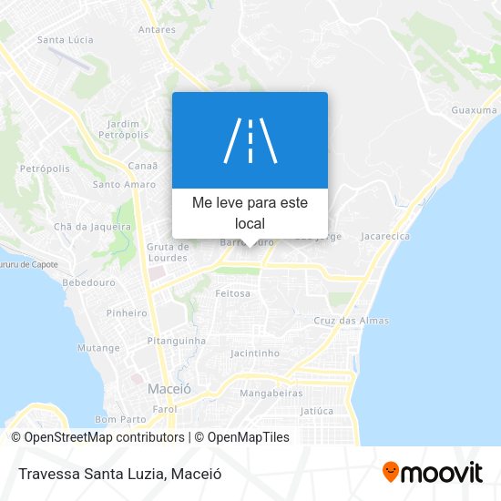 Travessa Santa Luzia mapa