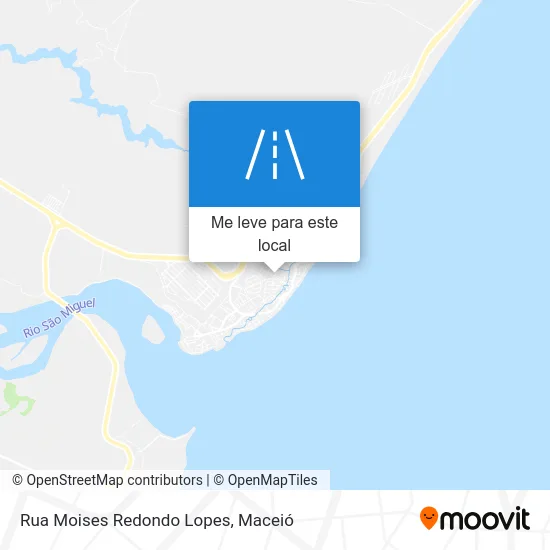 Rua Moises Redondo Lopes mapa