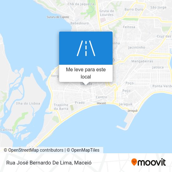 Rua José Bernardo De Lima mapa