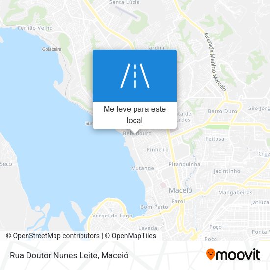 Rua Doutor Nunes Leite mapa