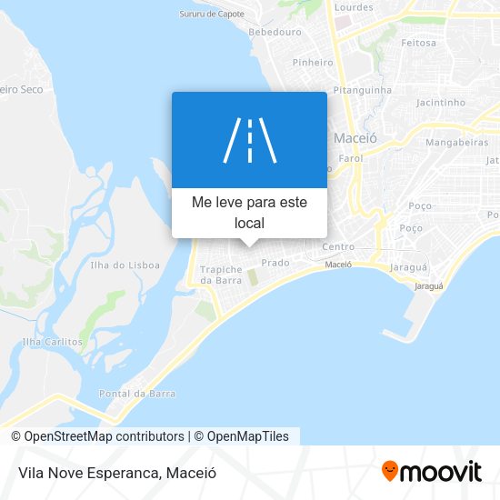 Vila Nove Esperanca mapa