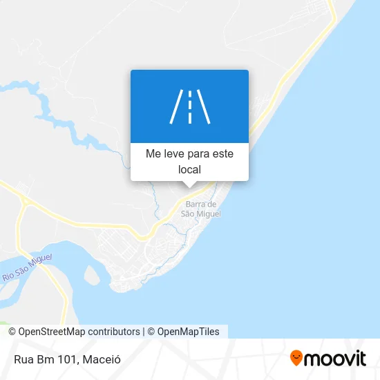Rua Bm 101 mapa