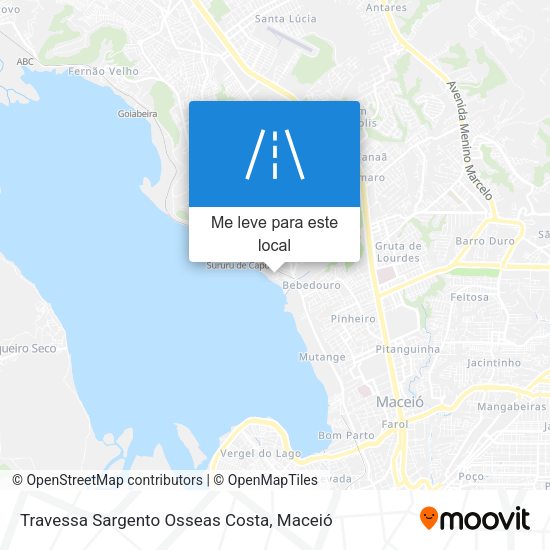 Travessa Sargento Osseas Costa mapa