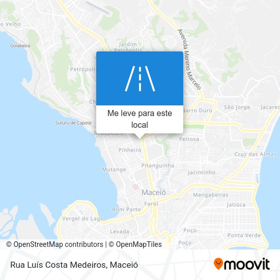 Rua Luís Costa Medeiros mapa