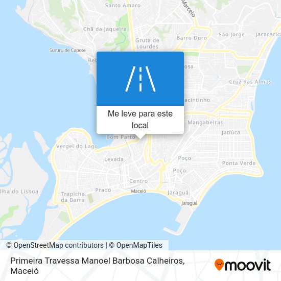 Primeira Travessa Manoel Barbosa Calheiros mapa
