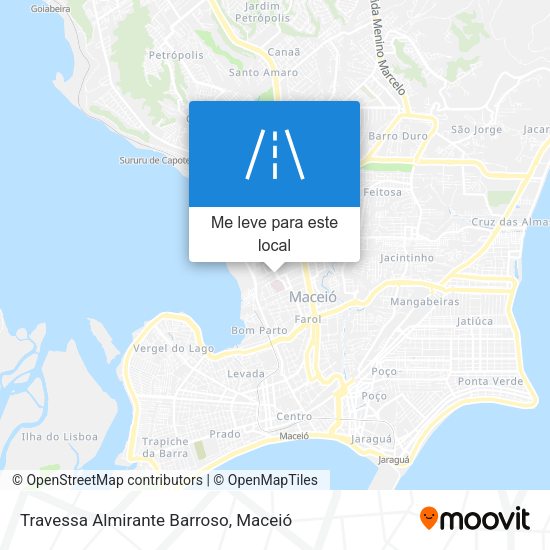 Travessa Almirante Barroso mapa