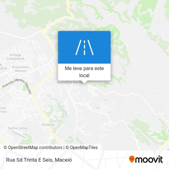 Rua Sd Trinta E Seis mapa