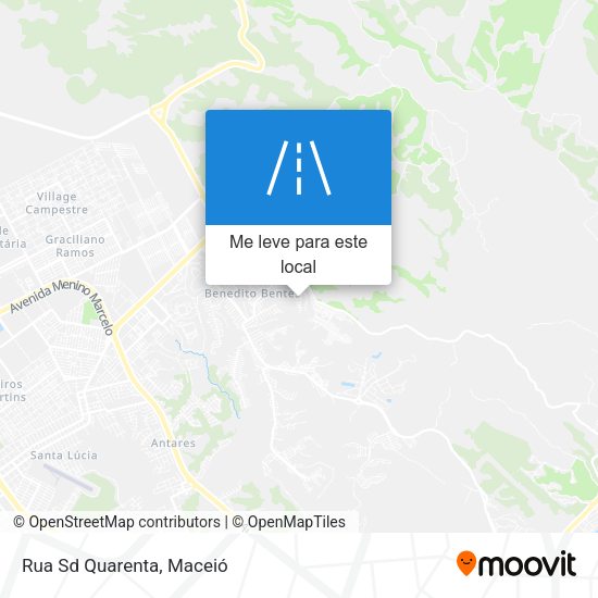 Rua Sd Quarenta mapa