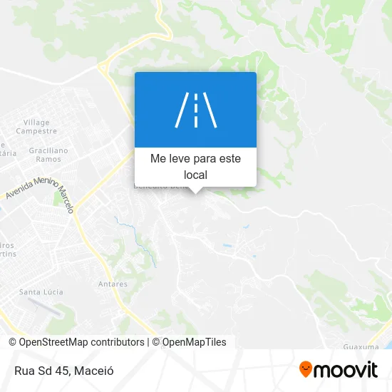 Rua Sd 45 mapa