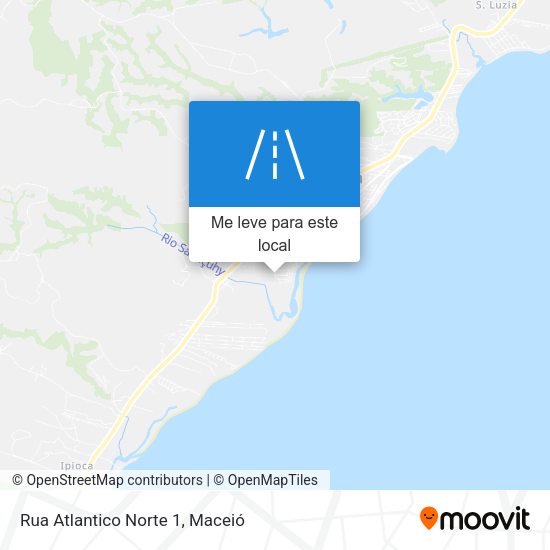 Rua Atlantico Norte 1 mapa