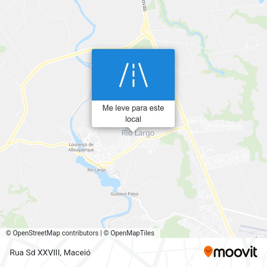 Rua Sd XXVIII mapa