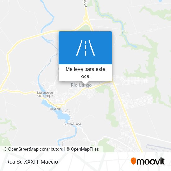 Rua Sd XXXIII mapa