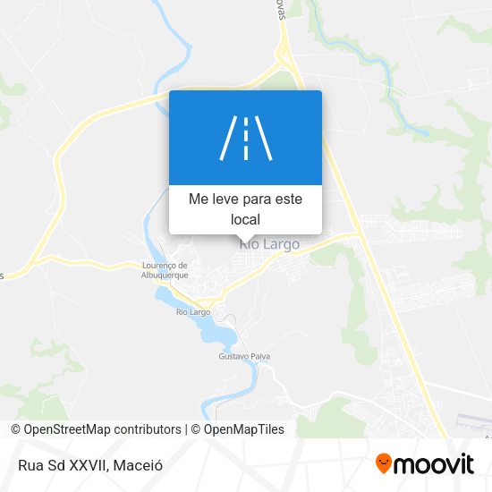 Rua Sd XXVII mapa