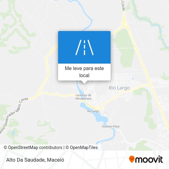 Alto Da Saudade mapa