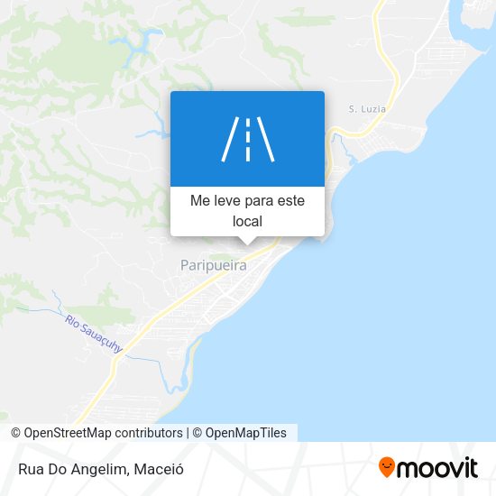 Rua Do Angelim mapa