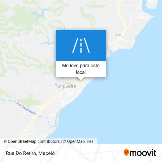 Rua Do Retiro mapa