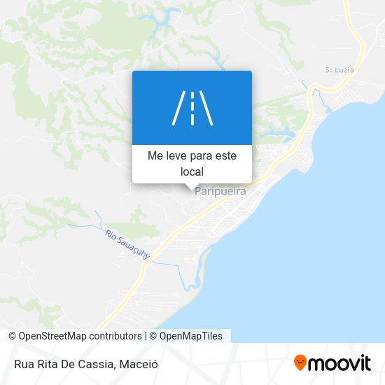 Rua Rita De Cassia mapa