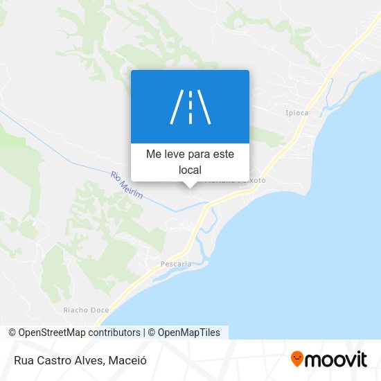 Rua Castro Alves mapa
