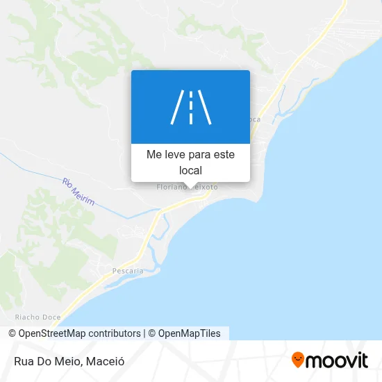 Rua Do Meio mapa