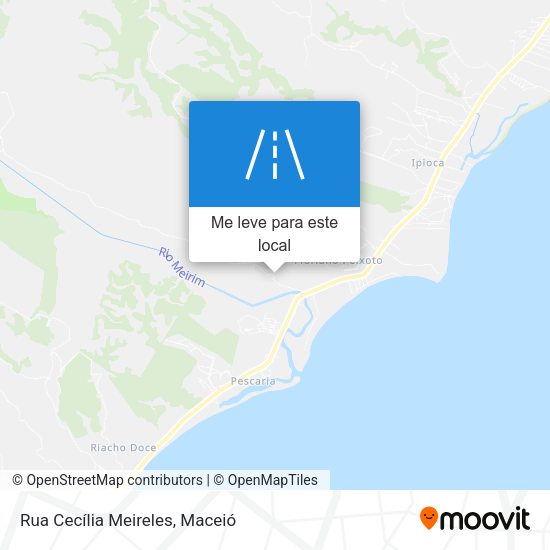 Rua Cecília Meireles mapa