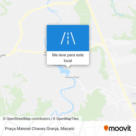 Praça Manoel Chaves Granja mapa