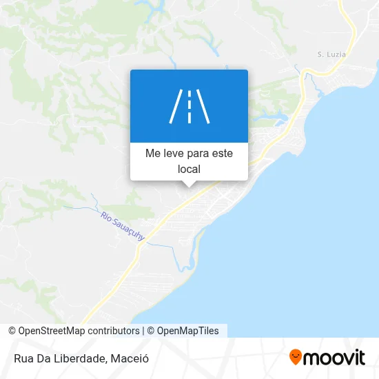 Rua Da Liberdade mapa
