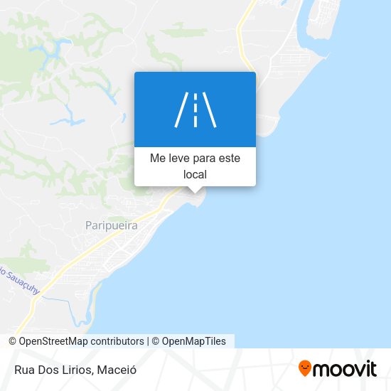Rua Dos Lirios mapa
