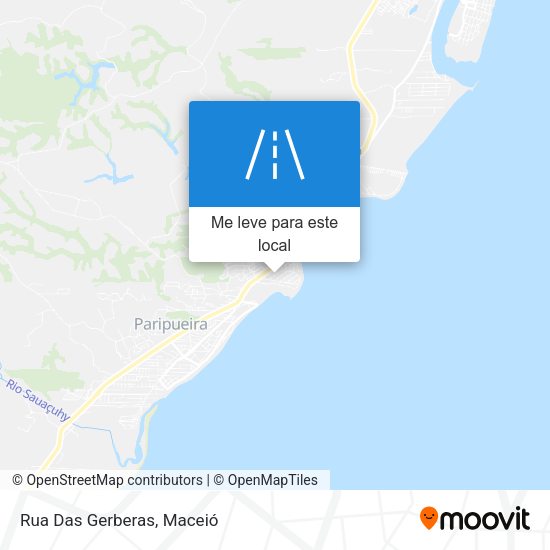 Rua Das Gerberas mapa