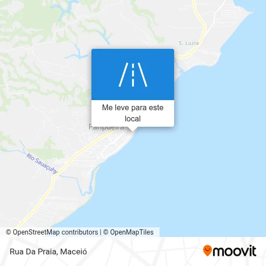 Rua Da Praia mapa