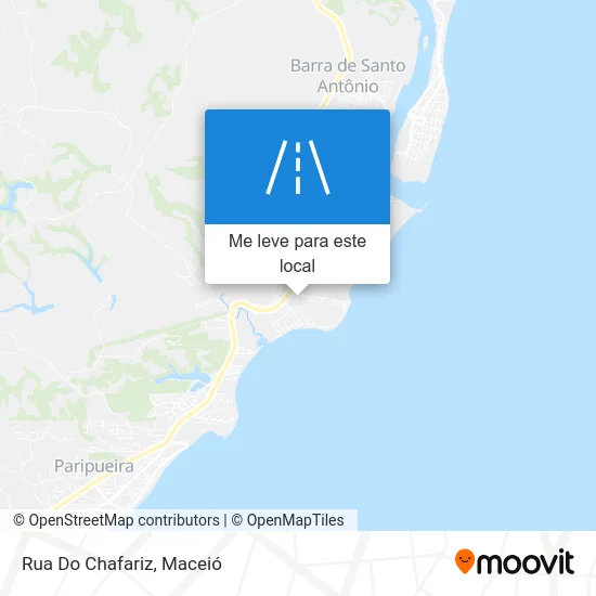 Rua Do Chafariz mapa