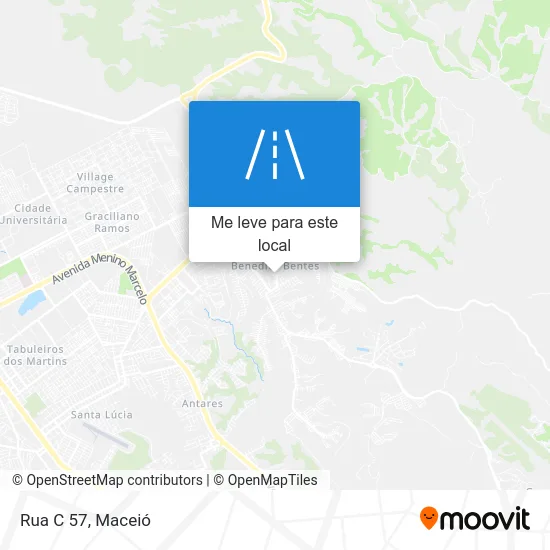 Rua C 57 mapa