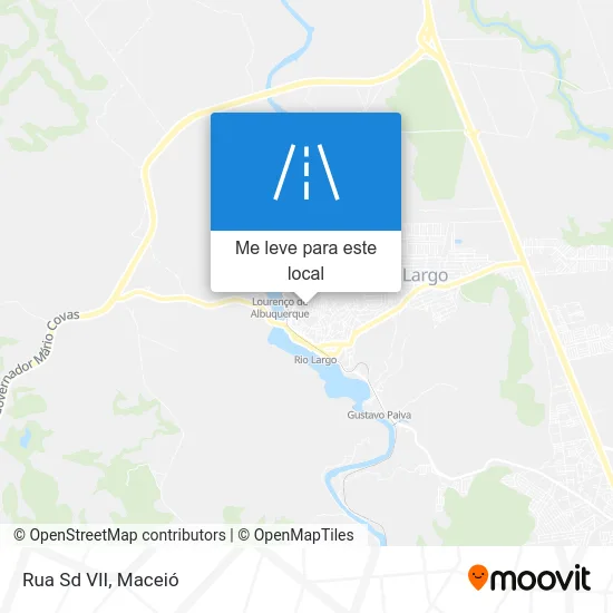 Rua Sd VII mapa