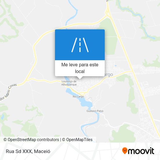 Rua Sd XXX mapa