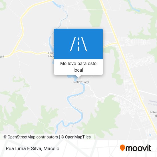Rua Lima E Silva mapa