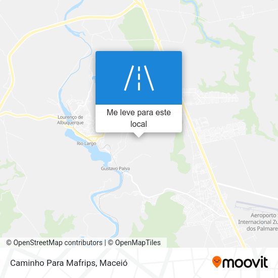 Caminho Para Mafrips mapa