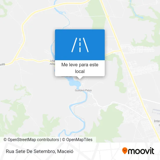 Rua Sete De Setembro mapa