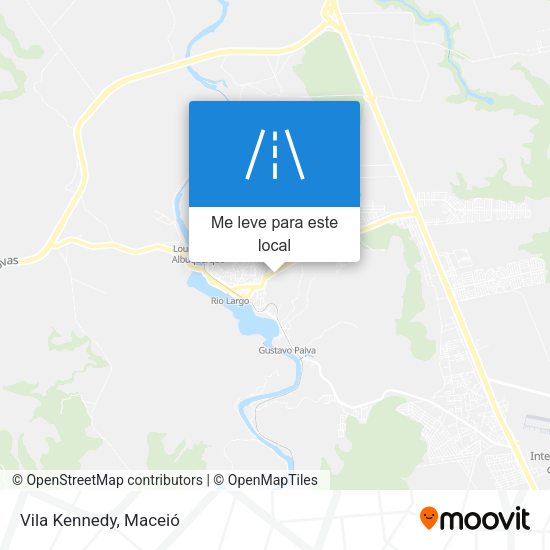 Vila Kennedy mapa