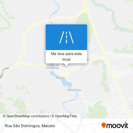 Rua São Domingos mapa