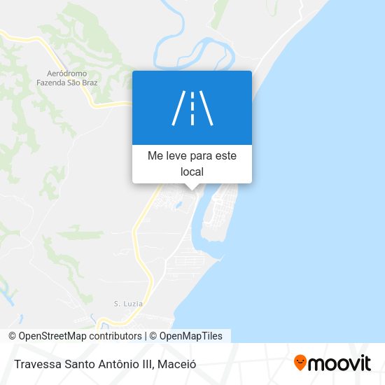 Travessa Santo Antônio III mapa