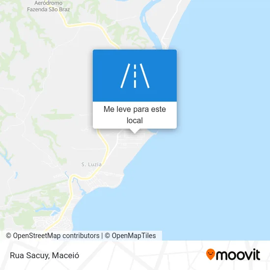 Rua Sacuy mapa